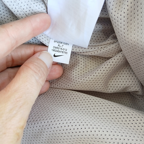 Nike Wind Track Pants Nylon Beige Gray XL - Picture 11 of 11